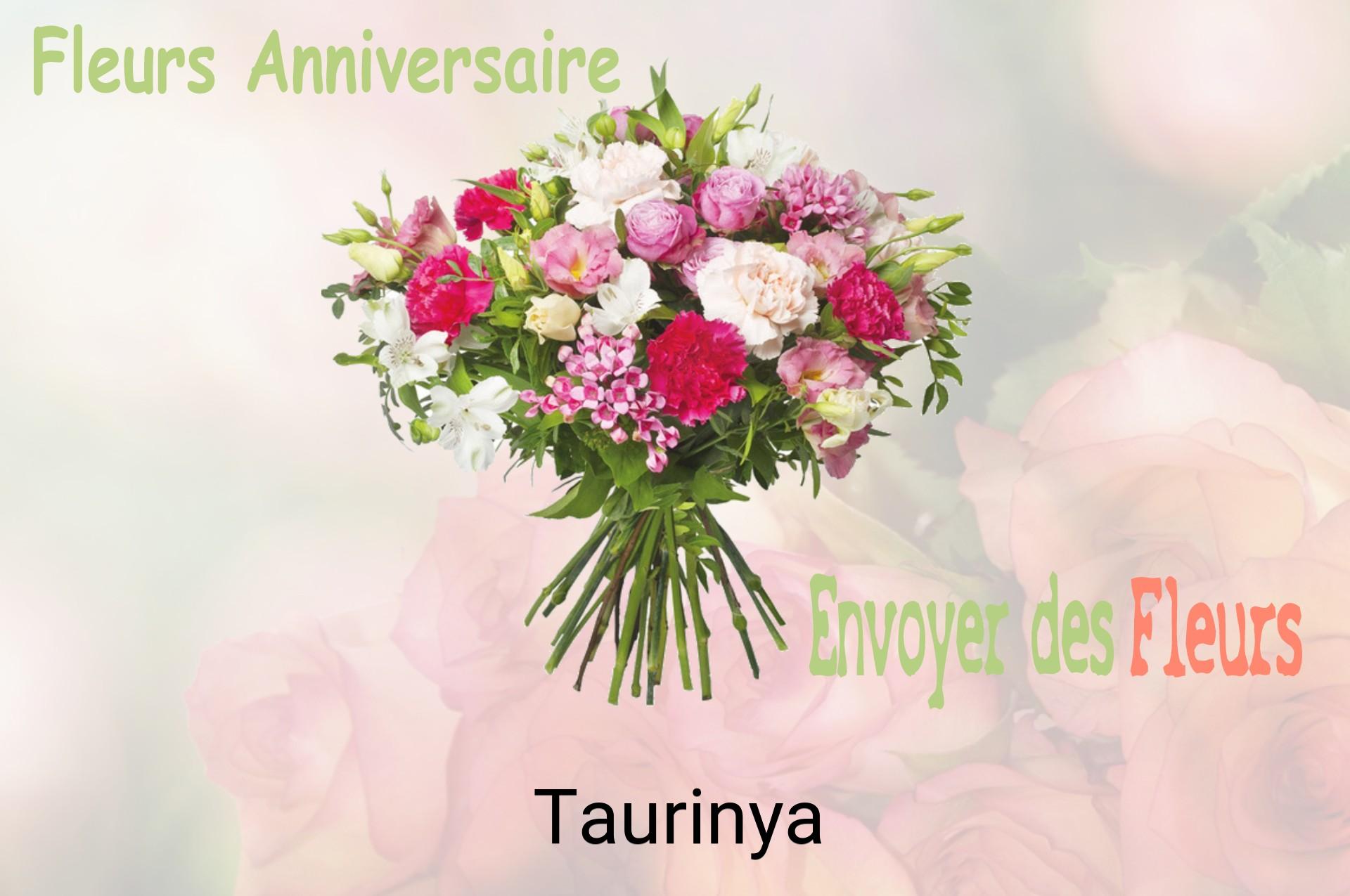 Bouquet de fleurs d’anniversaire livré à Taurinya