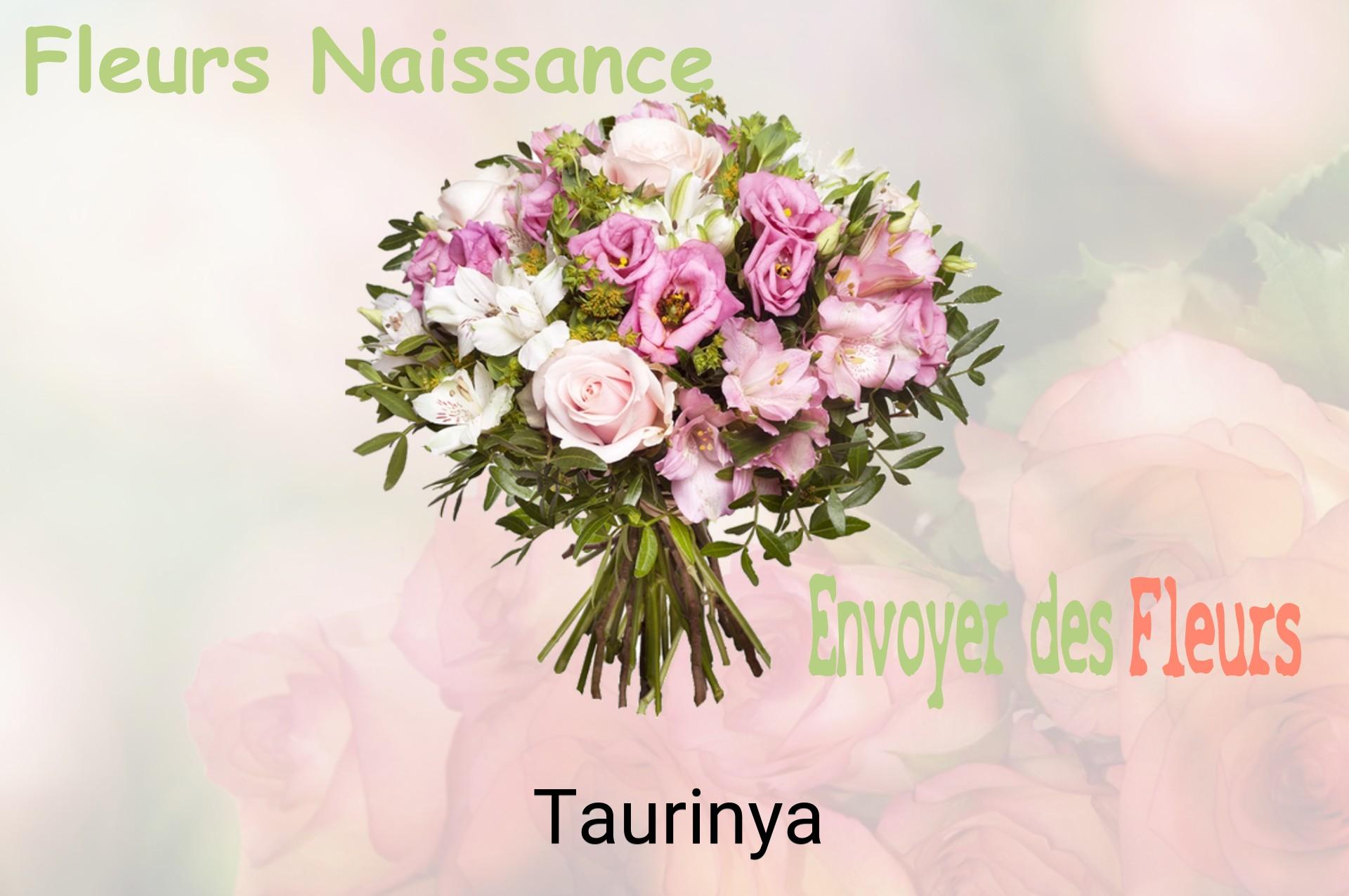 Bouquet de fleurs de naissance livré à Taurinya